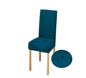 SET DE 6 FUNDAS DE SILLA CON DISEÑO TEXTURIZADO COLORTURQUESA