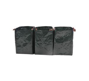 Set 3 Bolsas de Reciclaje Verde 157L