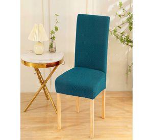 SET DE 6 FUNDAS DE SILLA CON DISEÑO TEXTURIZADO COLORVERDE