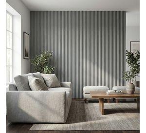 Wall Panel Gris Grafito 240x16 cm 3.84 m² (10 Paneles)