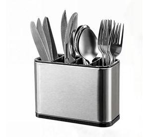 Porta Cubiertos Acero Inoxidable Escurridor Cocina Moderno
