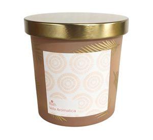 Vela aromática tapa dorada Earth
