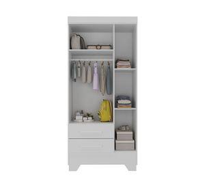 Clóset 3 puertas 2 cajones Adoleta blanco 180x81.7x40 cm