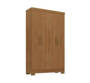 Clóset 4 puertas 3 cajones Viena cinamomo 200.5x108.4x40 cm