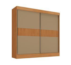 Clóset 2 puertas 4 cajones Flora cinamomo|cappuccino 200.5x180x46.5 cm