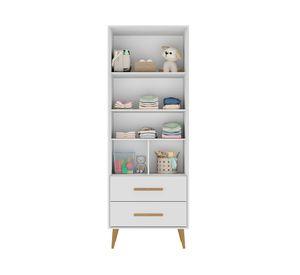 Clóset 2 puertas 2 cajones Encanto blanco 195x70.8x40 cm