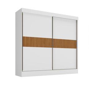 Clóset 2 puertas 4 cajones Flora branco/fosco 200.5x180x46.5 cm