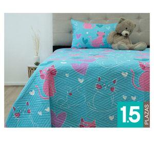 Quilt Infantil diseños 1.5 plazas