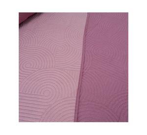 Quilt Bicolor rosado 1.5 plazas