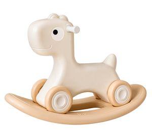 Caminador mecedor caballito 3 en 1 off white/beige