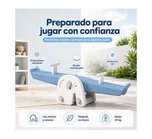 Balancín elefant off white/azul
