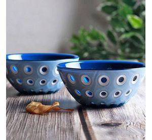 Bowl Le Murrine Celeste 25cms
