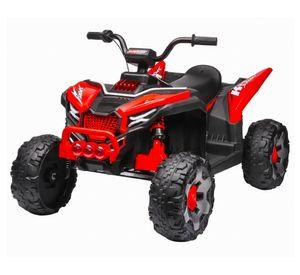 Cuatrimoto a batería ATV Monster 2 motores 12 V rojo