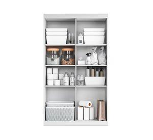Clóset 4 puertas Multiuso blanco 182.5x102.6x37 cm