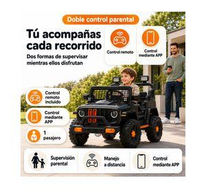 Auto a batería Todoterreno 4x4 12 V negro