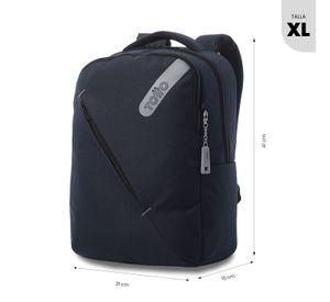 Mochila Ejecutivo Porta Pc 15.4  Osaka Azul Unisex