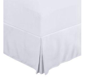 Faldon Cama 1,5 Plazas Liso Elasticados Premium Aura Zeus