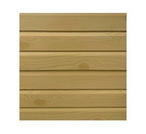 Panel Metal Siding revestimiento exterior 290x38 cm 16 mm café claro