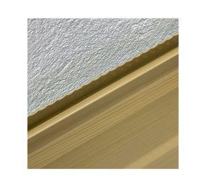 Panel Metal Siding revestimiento exterior 290x38 cm 16 mm café claro