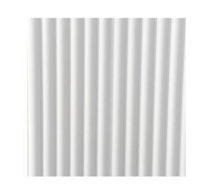 Panel PVC revestimiento Acanalado 290x15 cm 15 mm blanco