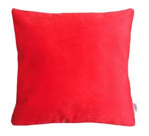 FUNDA COJIN DECORATIVO DISEÑO SUAVE ROJO 45X45
