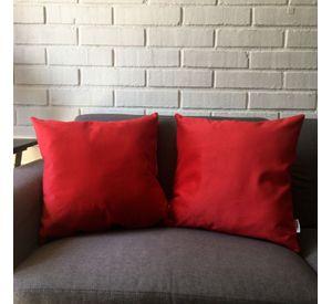FUNDA COJIN DECORATIVO DISEÑO SUAVE ROJO 45X45