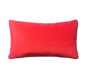 FUNDA COJIN DECORATIVO DISEÑO SUAVE ROJO 50X30