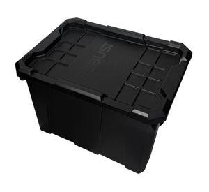 Caja organizadora Heavy Duty negro polipropileno 1OO litros