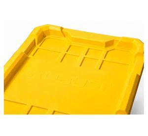 Caja organizadora Heavy Duty negro/amarillo polipropileno 1OO litros