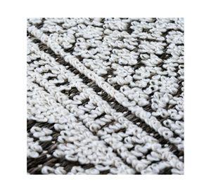 Alfombra Ankara polipropileno blanco gris 200x280 cm