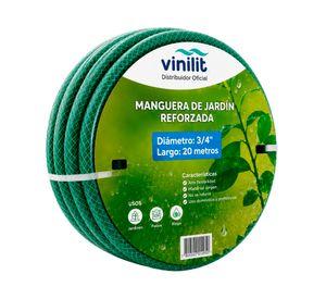 Manguera Reforzada de jardín 3/4" 20 m