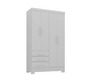 Clóset 4 puertas 3 cajones Paraty branco 205.5x108.4x40 cm