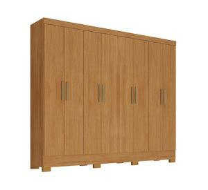 Clóset 8 puertas 4 cajones Andorra cinamomo 205.5x215.6x40 cm