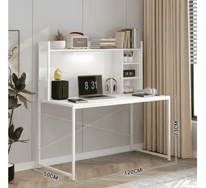 Escritorio moderno oficina con LED y organizador #3