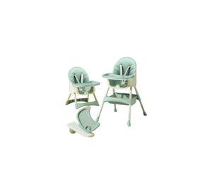 Silla Comer Infantil Seguridad 2 En 1 Verde