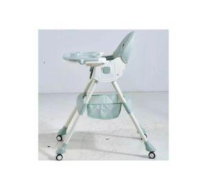 Silla Comer Infantil Seguridad 2 En 1 Verde