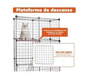 Jaula Corral Armable De 3 Niveles Para Mascotas 24 Paneles