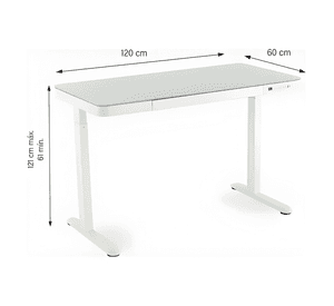 Escritorio home office cosmo eléctrico form Blanco #11