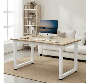 Estante madeira 120x60x75cm melamina y metal escritorio