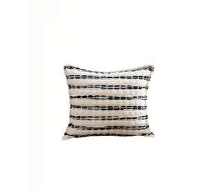 PACK DE 4 FUNDAS DE COJIN 45CMX45CM A RAYAS BEIGE CON NEGRO