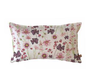 FUNDA COJÍN ALGODÓN PRIMAVERA ROSA 50X30