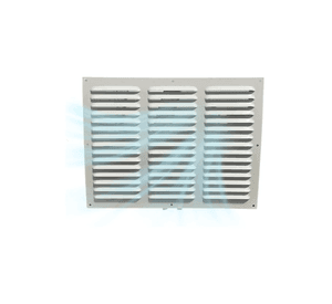 Celosia De Ventilacion Aluminio 40x30 Cm Rejilla Ventilacion Blanco