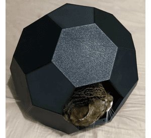 Casa para gatos estilo caparazón de tortuga