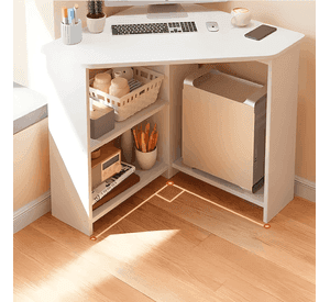 Escritorio esquinero 80x80cm chic home Blanco