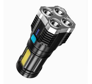Linterna Tecnolab De Mano 4+1 Led Cob TL544