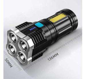 Linterna Tecnolab De Mano 4+1 Led Cob TL544