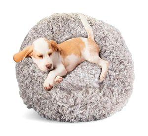 Cama Perro Mascota Antiestres Felpa Confortable 67cm