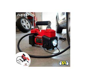 Compresor de Aire Nappo Portátil 300w 150PSI con Linterna