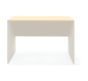 Mesa oficina escritorio melamina 120x60 form Blanco #3