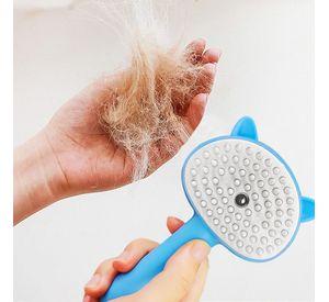 CEPILLO DE VAPOR PARA HIGIENE MASCOTAS 4EN1 CUIDADO PERRO GATOS LAU